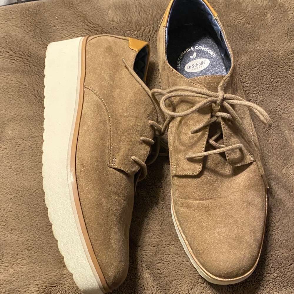 Dr. Scholl's Women’s Tan Suede Oxfords❤️